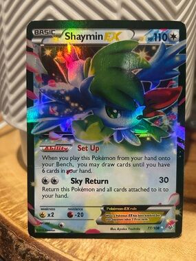 Pokémon Shaymin EX 2015 Holo Rare